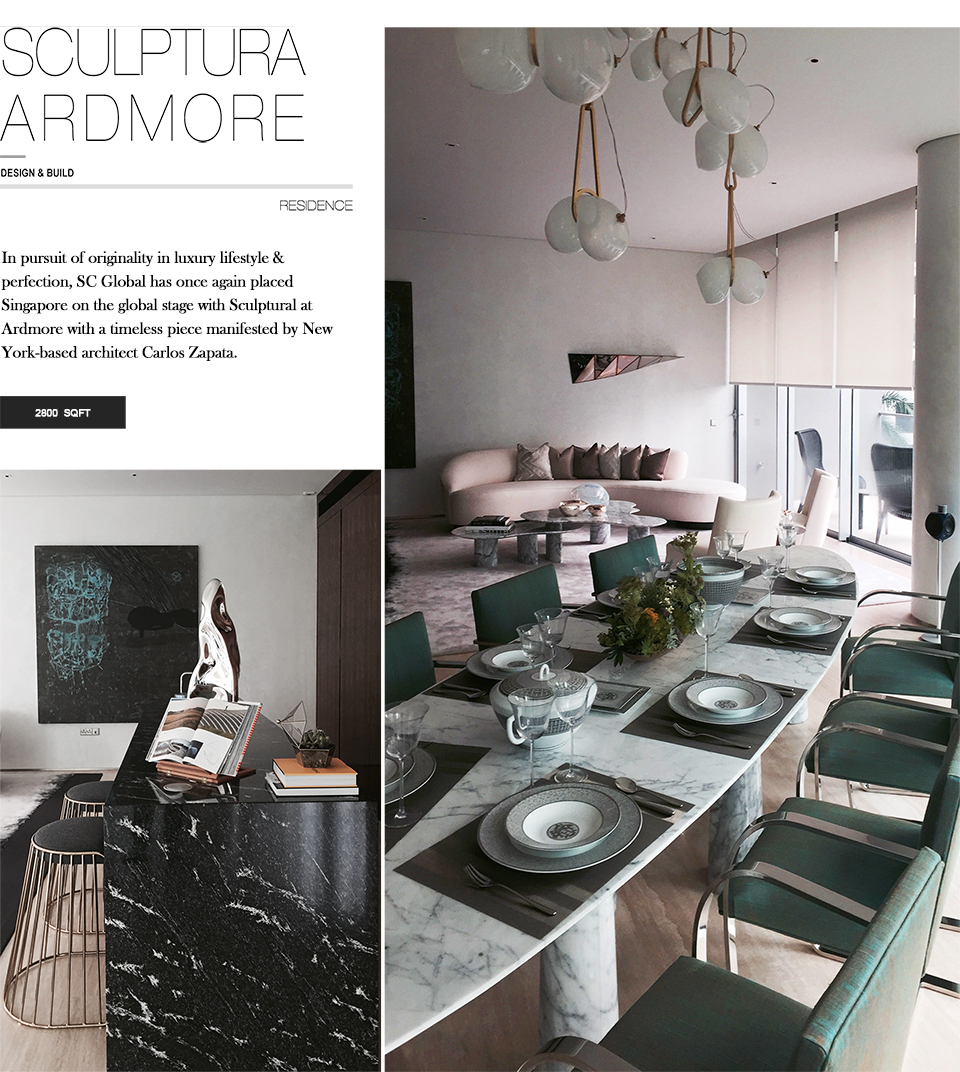 Sculptura Ardmore Park Interior Design